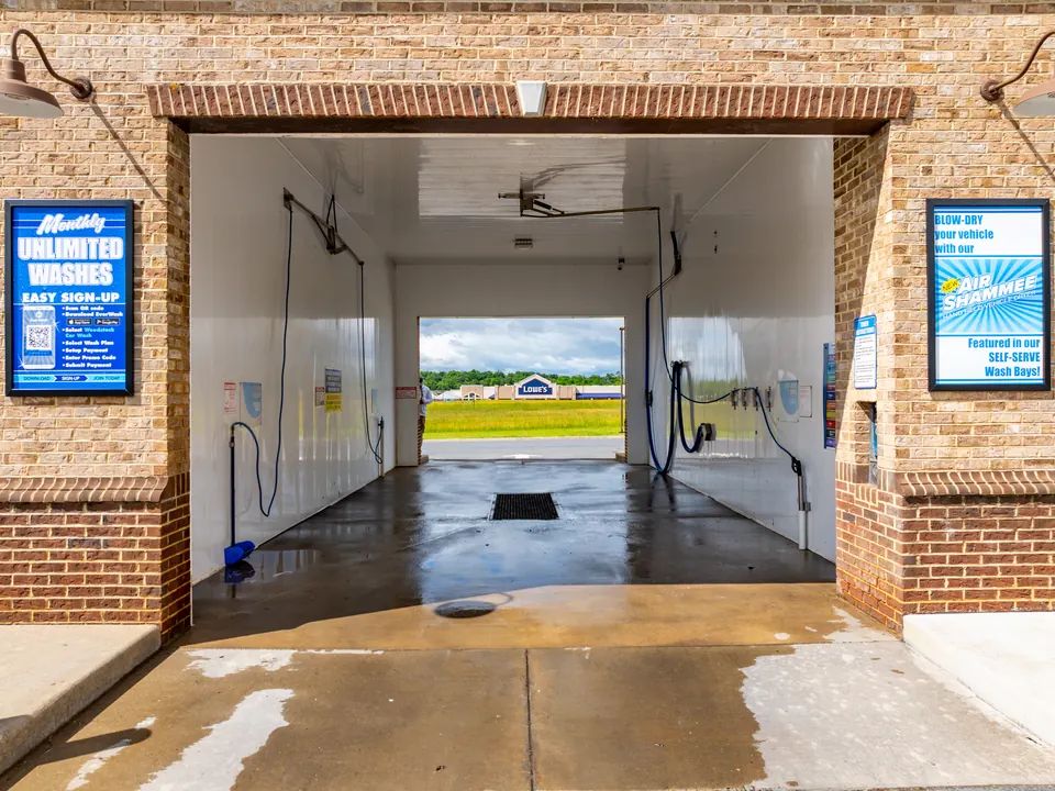Touch free automatic wash bay at Woodstock Car Wash